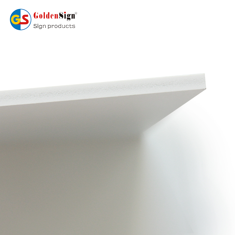 Venda de fábrica 1.22X2.44M Folhas de placa de espuma de PVC de cor branca