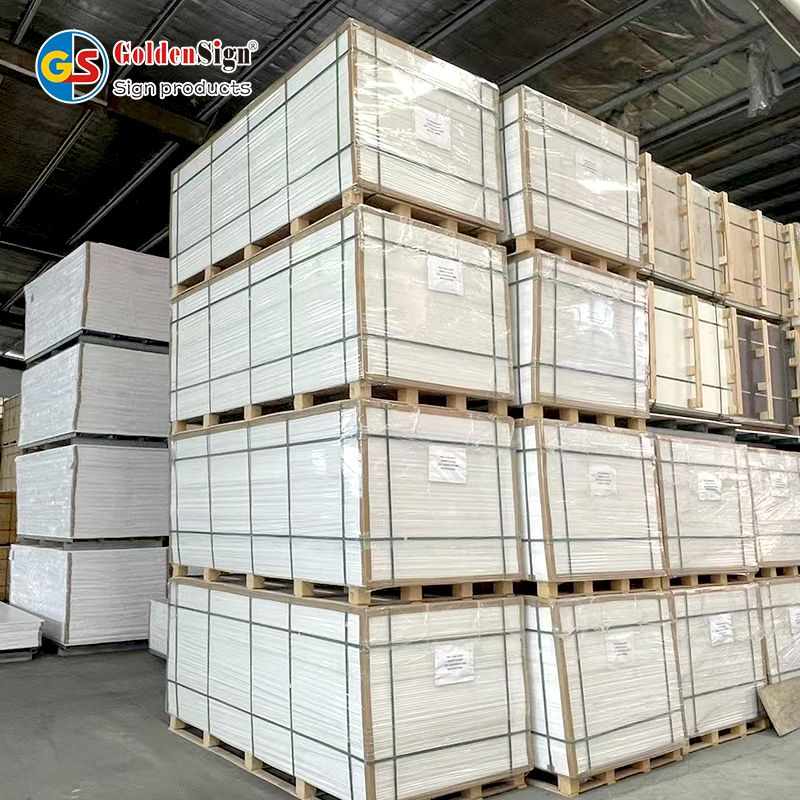 Placa de PVC durável para fora