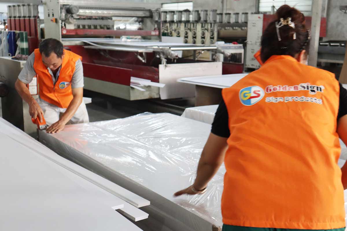 Fábrica real, qualidade real - GoldenSign no teste de qualidade de ação