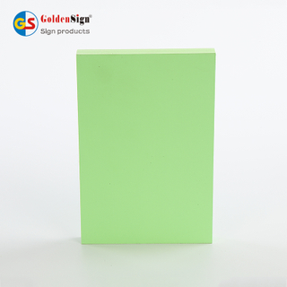 Fornecedor impermeável colorido da placa da espuma do PVC da placa do armário da folha do PVC de Goldensign 4*8ft