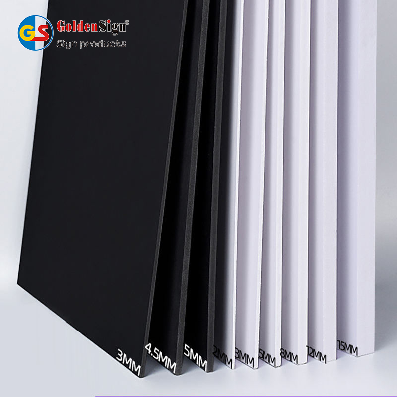 Folha de placa de espuma de PVC de 1 mm resistente a UV para folhas de plástico publicitário