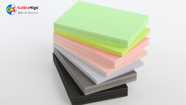 Placa de espuma PVC Goldensign-material ecológico e durável para construção e decoração