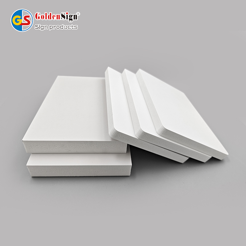 GoldenSign 1220x2440mm Placa de espuma PVC expandida para gabinete e sinalização