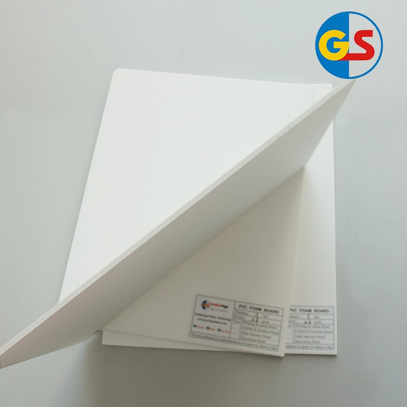 Placa de folha de PVC de espuma de PVC de cor branca de 1-40mm