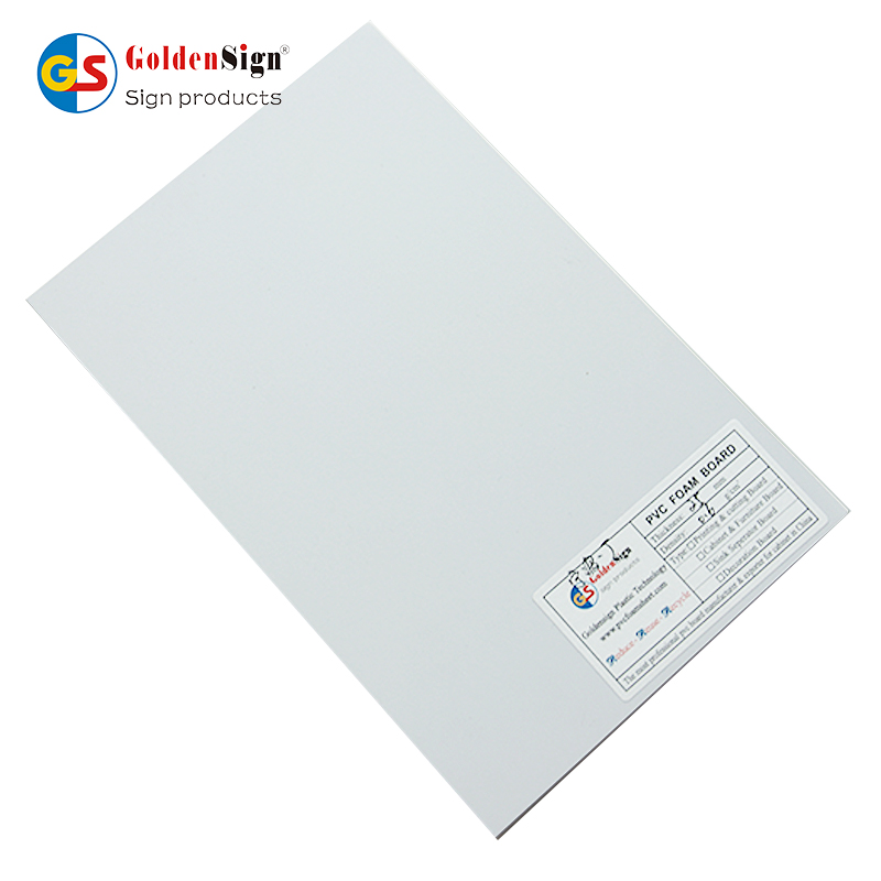 Folha rígida plástica da espuma do Pvc de Goldensign 1220x2440mm