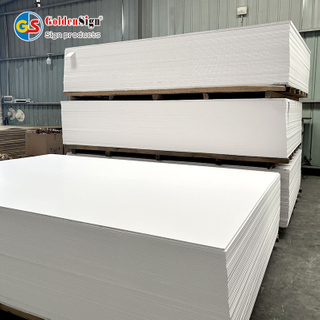 Fabricante GoldenSign Hard Glossy 1.22*2,44 Color Pvc Celuka Placa PVC Folha de espuma