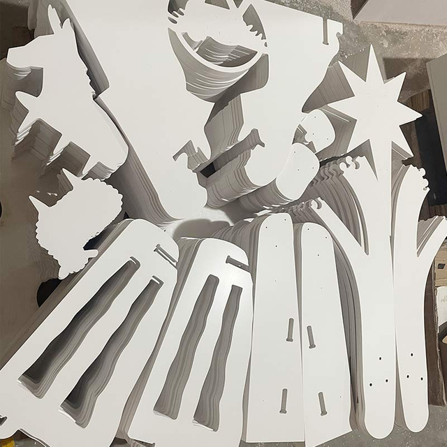 aplicação de placa de espuma de pvc 1