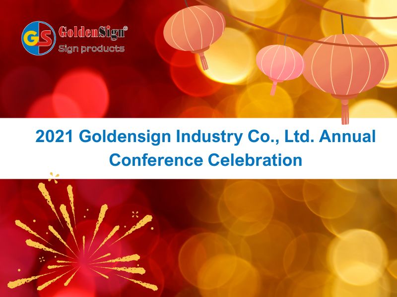 2021 Goldensign Industry Co., Ltd. Celebração anual da conferência