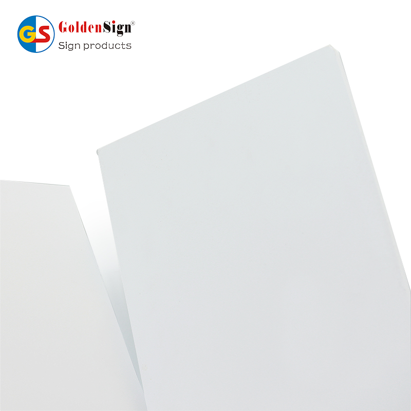 Goldensign 1-25mm PVC Coextrudado Painel Forex Extrusão Folha de PVC Grande Placa de Espuma de PVC Colorida