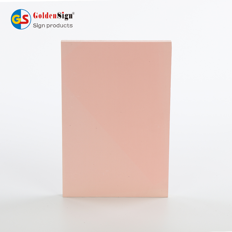 Fornecedor impermeável colorido da placa da espuma do PVC da placa do armário da folha do PVC de Goldensign 4*8ft