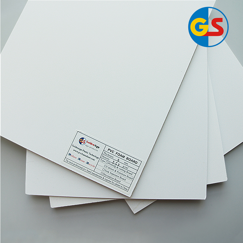 Folha de espuma rígida de PVC de alta densidade Goldensign 4 * 8 pés