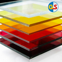 Folha de acrílico / plexiglass de acrílico / plexiglass colorido