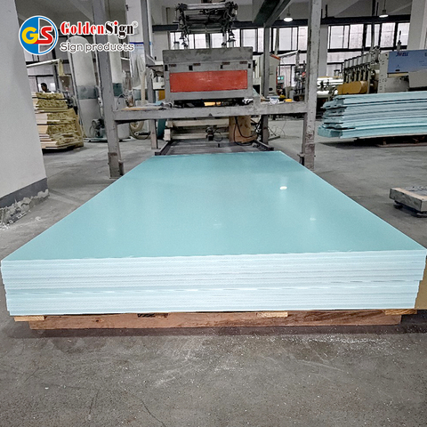 Goldensign 1220*2440mm PVC Coextrudado Painel Extrusão Folha de PVC Grande Placa de Espuma de PVC Colorida