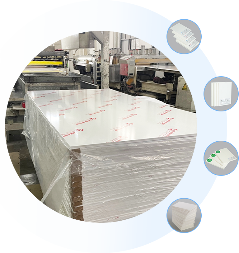 Fábrica de placas de espuma de PVC Goldensign com linhas de produção avançadas