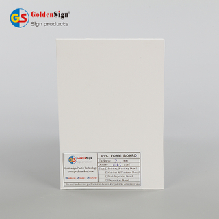 Goldensign 1-25mm PVC Coextrudado Painel Forex Extrusão Folha de PVC Grande Placa de Espuma de PVC Colorida